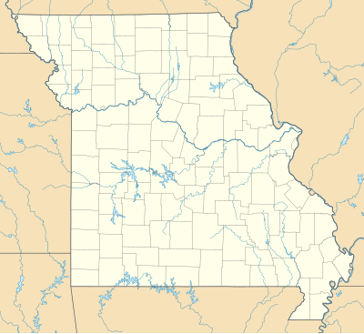 Location map USA Missouri