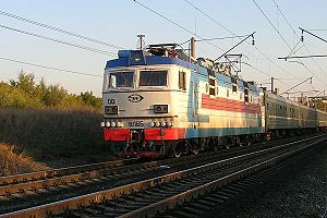 Белый электровоз ВЛ65-001, Оренбург