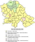 Hungarians in Vojvodina, Serbia (according to the 2011 census)