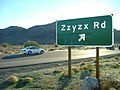 Zzyzx Road