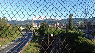 Fence view on the city from Pehare