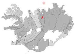 Location of the Municipality of Akureyri