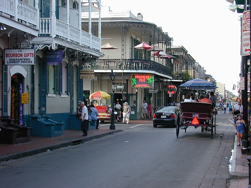 File:Bourbon Street French Quarter.jpg