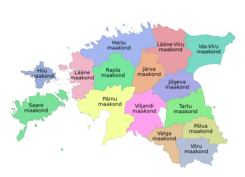 Counties of Estonia