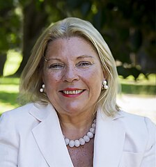 Former National Deputy Elisa Carrió (CC ARI–JxC)