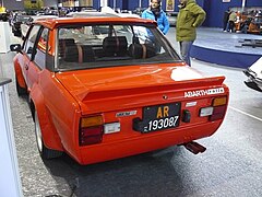 Fiat Abarth 131 rear view