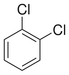 O-Dichlorobenzene-2D-skeletal.svg