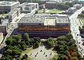 Vista aérea del Palacio de la República en 2003.