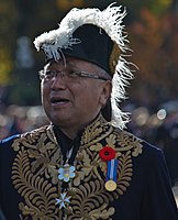 Windsor uniform cocked hat worn by the Lieutenant Governor of British Columbia, 2009.