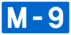 M-9 highway shield}}