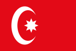 Ottoman Naval Flag, flying on all military vessels 1793-1844