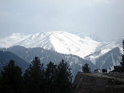 View of snow-capped monutains, Gulmarg