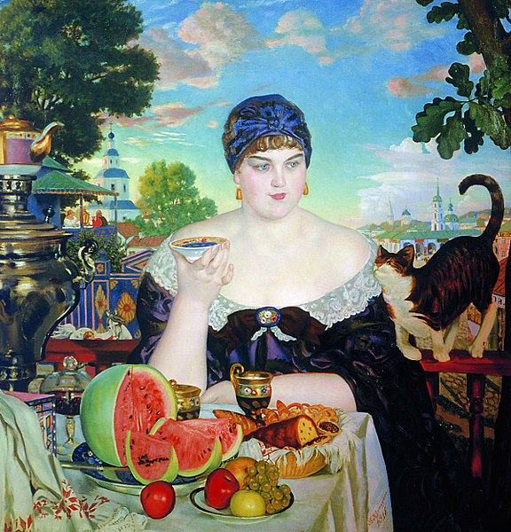 Файл:Kustodiev Merchants Wife.jpg