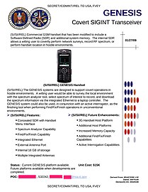 GENESIS - Modified Motorola SLVR L9 handset