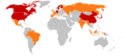 Principales países productores de papel y cartón