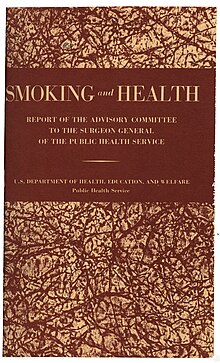 Cover page of the report on smoking and health