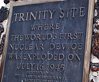 Plaque on the obelisk