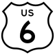 Single-digit U.S. route shield, California