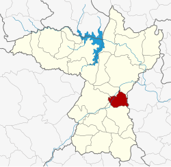 District location in Khon Kaen province