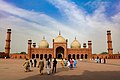 Image 67Badshahi Mosque built under the Mughal emperor Aurangzeb in Lahore, Pakistan (from Culture of Asia)