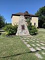 Dawson Road monument in Ste. Anne, Manitoba