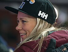 Frida Hansdotter in Hammarbybacken, January 2018