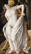 La mujer y la Muerte, 1518-1520, Hans Baldung; Museo de Arte de Basilea.