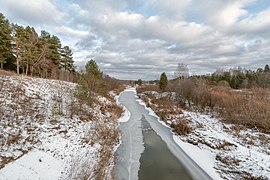 Касть близ села Середа. Зима.