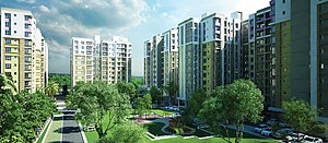 Skyline View of Rajpur Sonarpur from a Residential Project