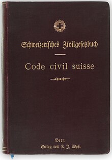 Swiss civil code 1907.jpg