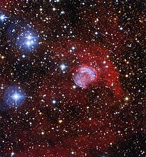 The planetary nebula Sh2-42 in the constellation Sagittarius[70]