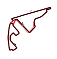 North circuit and south circuit layouts shown in Grand Prix Circuit track map (October 2009–June 2021)