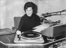 Dione Venables, BFBS Malta, circa 1972 (courtesy Nicola Loftus)