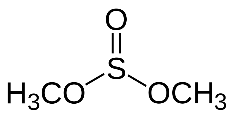 File:Dimethyl-sulfite-2D-semi-structural-formula.svg