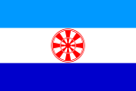 埃文基自治區區旗（英語：Flag of Evenk Autonomous Okrug） （1995年3月23日–2007年1月1日）