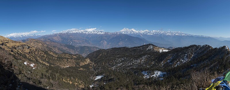 File:Gaurishankar Mountain from Kalinchowk.jpg