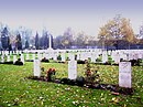 Graves of Allied pilots shot down over Poland