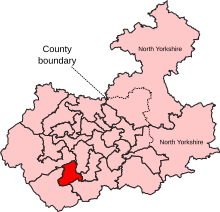 A large constituency in the south of the county.