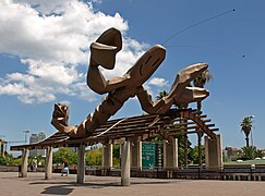 La Gamba (1989), by Javier Mariscal, Paseo Colón