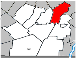 Location within Les Jardins-de-Napierville RCM