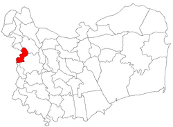 Location of Turcoaia