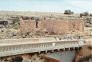 Different view of the Canyon Diablo Bridge.