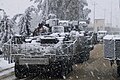 C-52d IN patrols through the snow, January 2004.