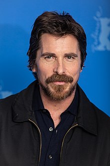 A headshot of Bale from the 2019 Berlin International Film Festival