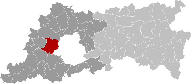 File:Dilbeek Flemish-Brabant Belgium Map.svg