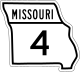 Route 4 marker