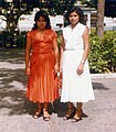 Mexican women, in Zocalo main square, Mérida, Yucatán, Mexico in 1981.