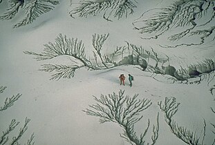 Erosional dissection of ash deposits on Pinatubo