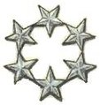 Six star general proposed collar insignia.