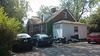 The Trigon house at the University of Virginia.